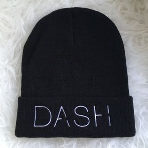 DASH boutique black beanie